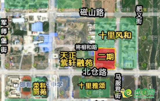 十里風和項目位置示意圖