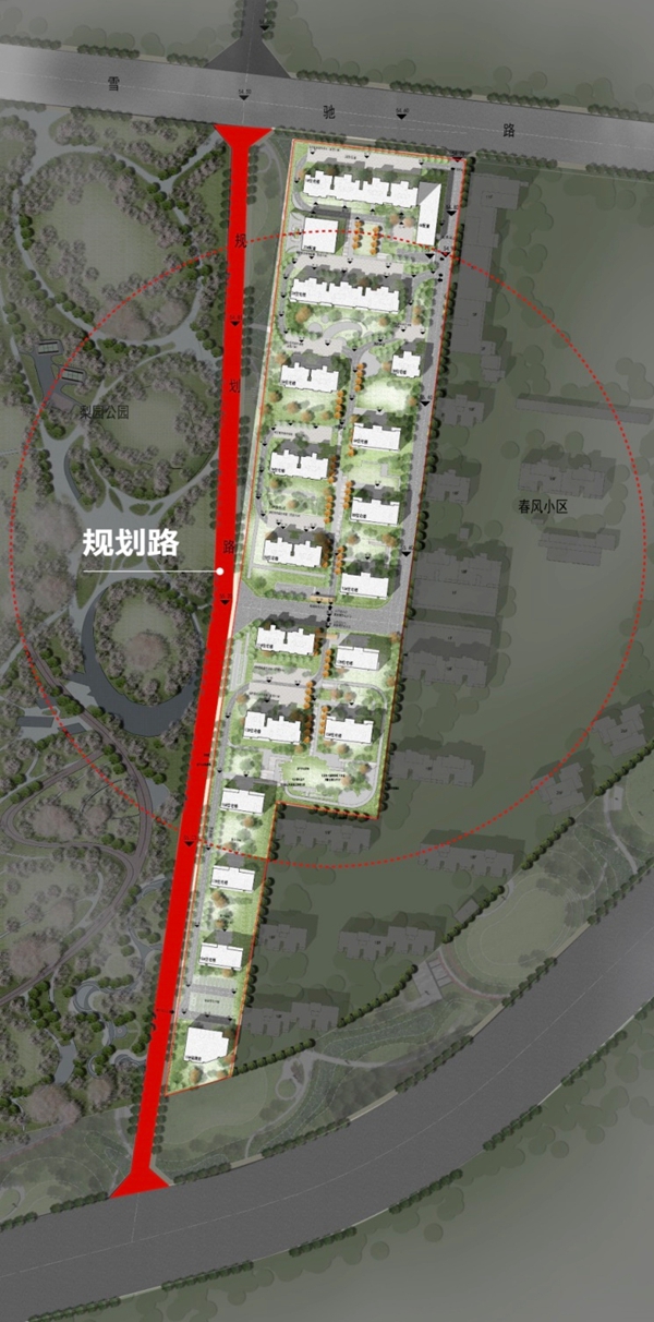 常瀛觀林府西側(cè)市政規(guī)劃道路即將開工，未來回家更方便了