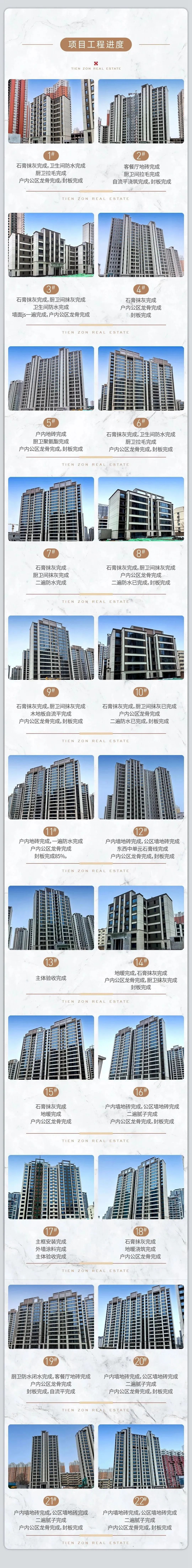 邯鄲天正山河璽院3月工程進度播報來了，請查收！