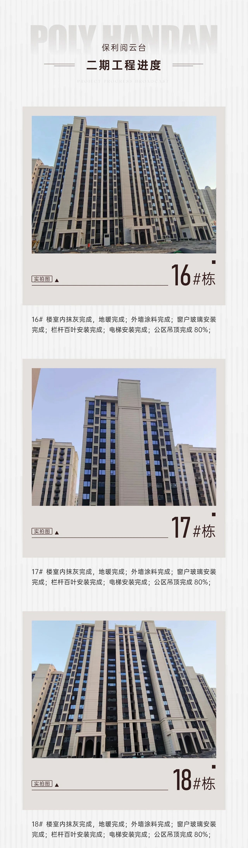 邯鄲保利閱云臺3月工程進(jìn)度播報來了，邀您共同見證家的成長