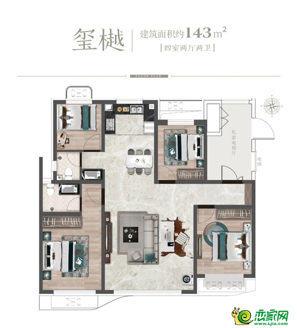 邯鄲國融·天福戶型