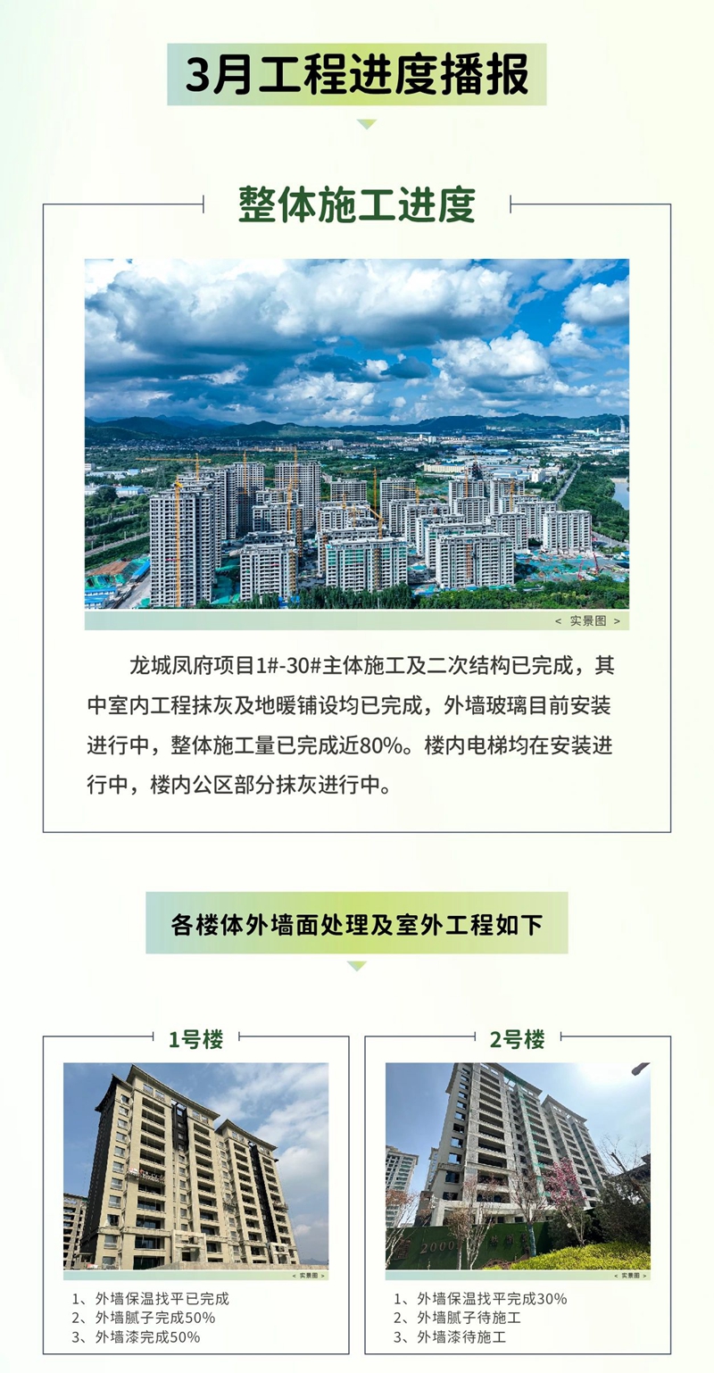 涉縣龍城風(fēng)府3月工程進度播報來了，請查收！