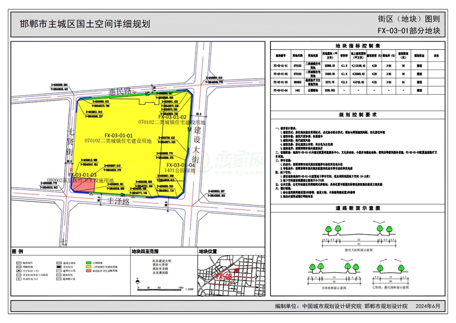 《邯鄲市主城區(qū)國土空間詳細規(guī)劃“急用先編”街區(qū)（地塊）圖則》（公示版）