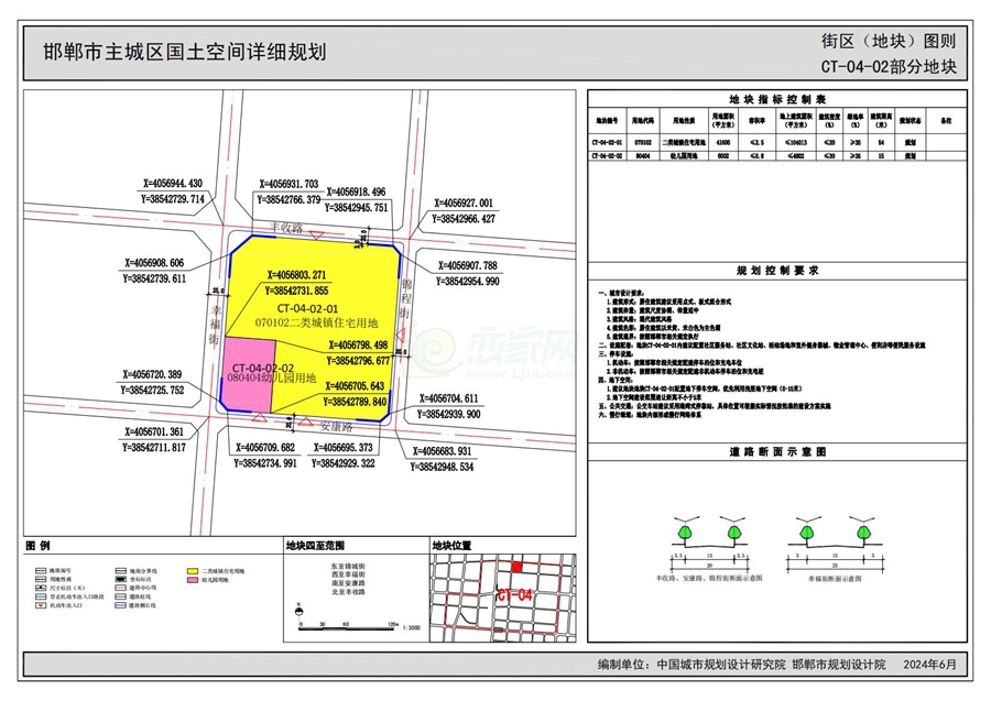 《邯鄲市主城區(qū)國土空間詳細規(guī)劃“急用先編”街區(qū)（地塊）圖則》（公示版）