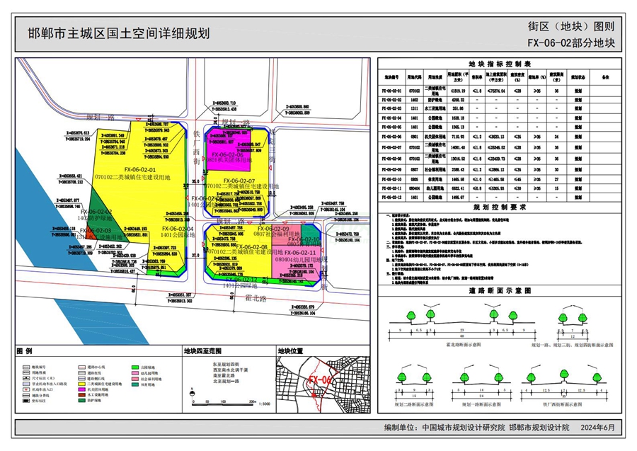 《邯鄲市主城區(qū)國土空間詳細規(guī)劃“急用先編”街區(qū)（地塊）圖則》（公示版）