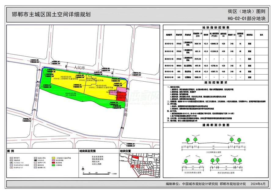 《邯鄲市主城區(qū)國土空間詳細規(guī)劃“急用先編”街區(qū)（地塊）圖則》（公示版）