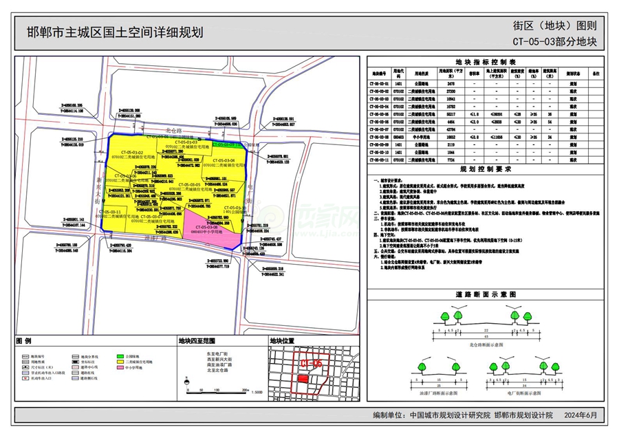 《邯鄲市主城區(qū)國土空間詳細規(guī)劃“急用先編”街區(qū)（地塊）圖則》（公示版）