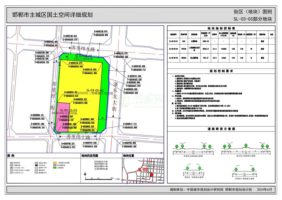 《邯鄲市主城區(qū)國土空間詳細規(guī)劃“急用先編”街區(qū)（地塊）圖則》（公示版）