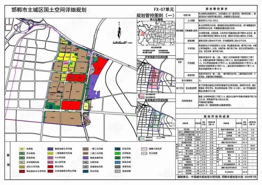關(guān)于對(duì)《邯鄲市主城區(qū)國(guó)土空間詳細(xì)規(guī)劃 “急用先編”單元規(guī)劃圖則》征求公眾意見(jiàn)的公告