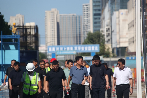 邯鄲叢臺區(qū)政府觀摩團蒞臨御趙璽臺項目調研訪問