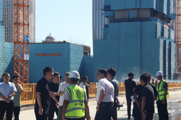邯鄲叢臺區(qū)政府觀摩團蒞臨御趙璽臺項目調研訪問