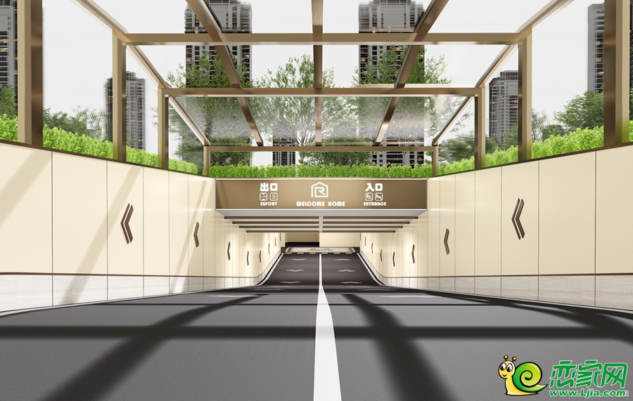 地下停車庫(kù)效果圖