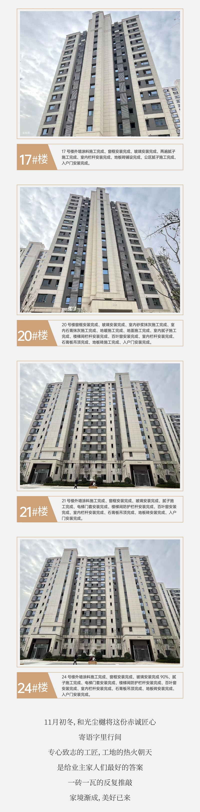 邯鄲保利和光塵樾11月工程進度播報來了，請查收！