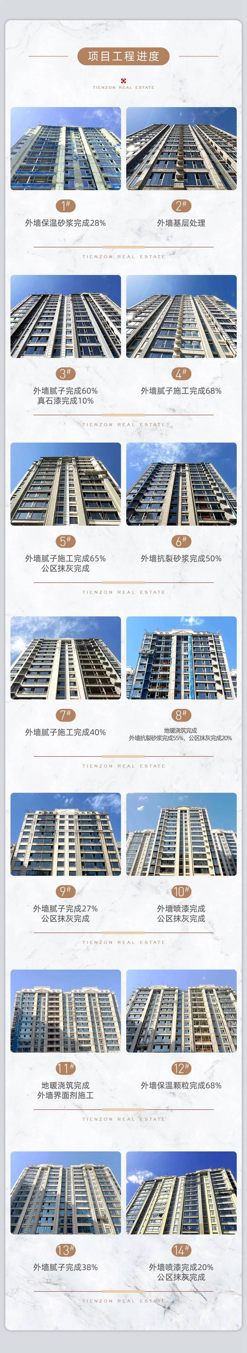邯鄲天正君悅府二期4月工程進(jìn)度播報來了，請查收！