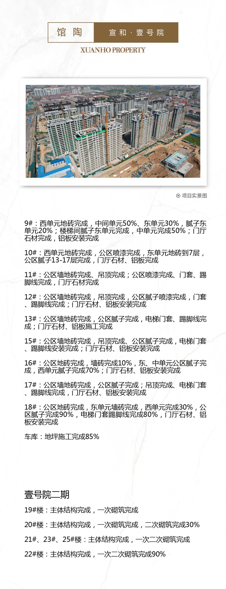 館陶宣和壹號院6月工程進度播報來了，請查收！
